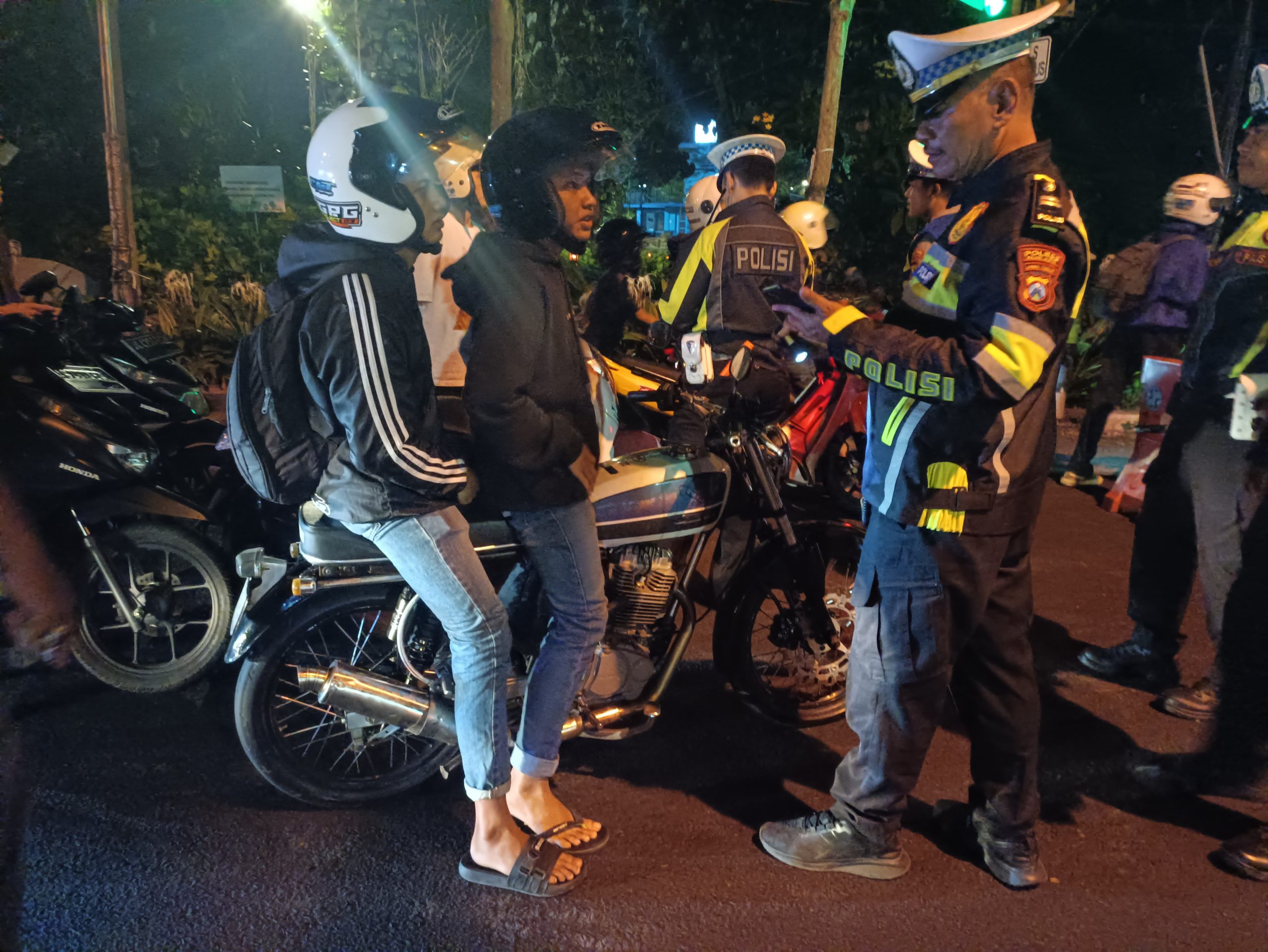 Razia Cipta Kondisi, Polres Kediri Kota Sanksi Pengguna Knalpot Brong