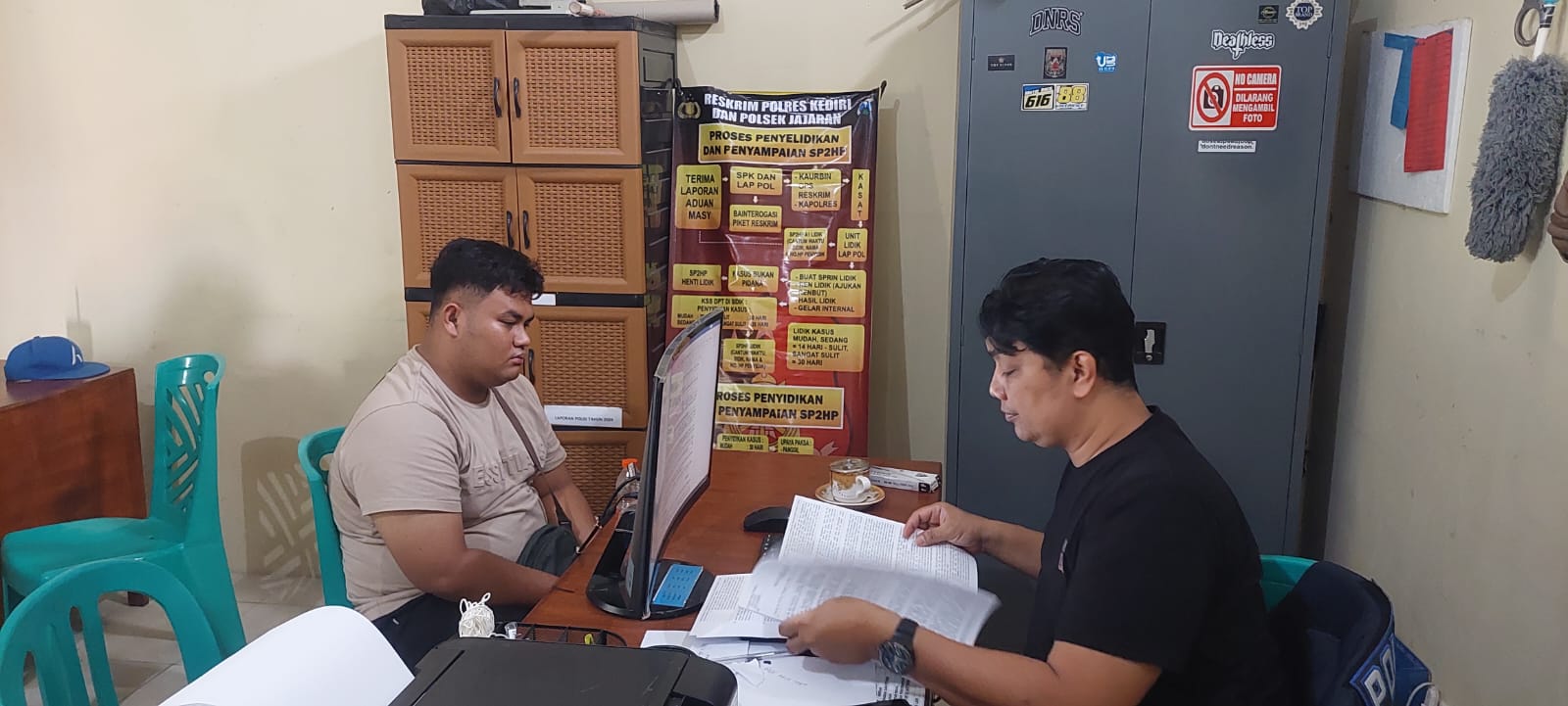 Polsek Ngasem Ringkus Pelajar Gelapkan Motor Rental Honda CRF