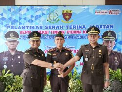 Kejari Kabupaten Kediri Lantik Kasi Pidsus Baru, Ini Sosok Penggantinya