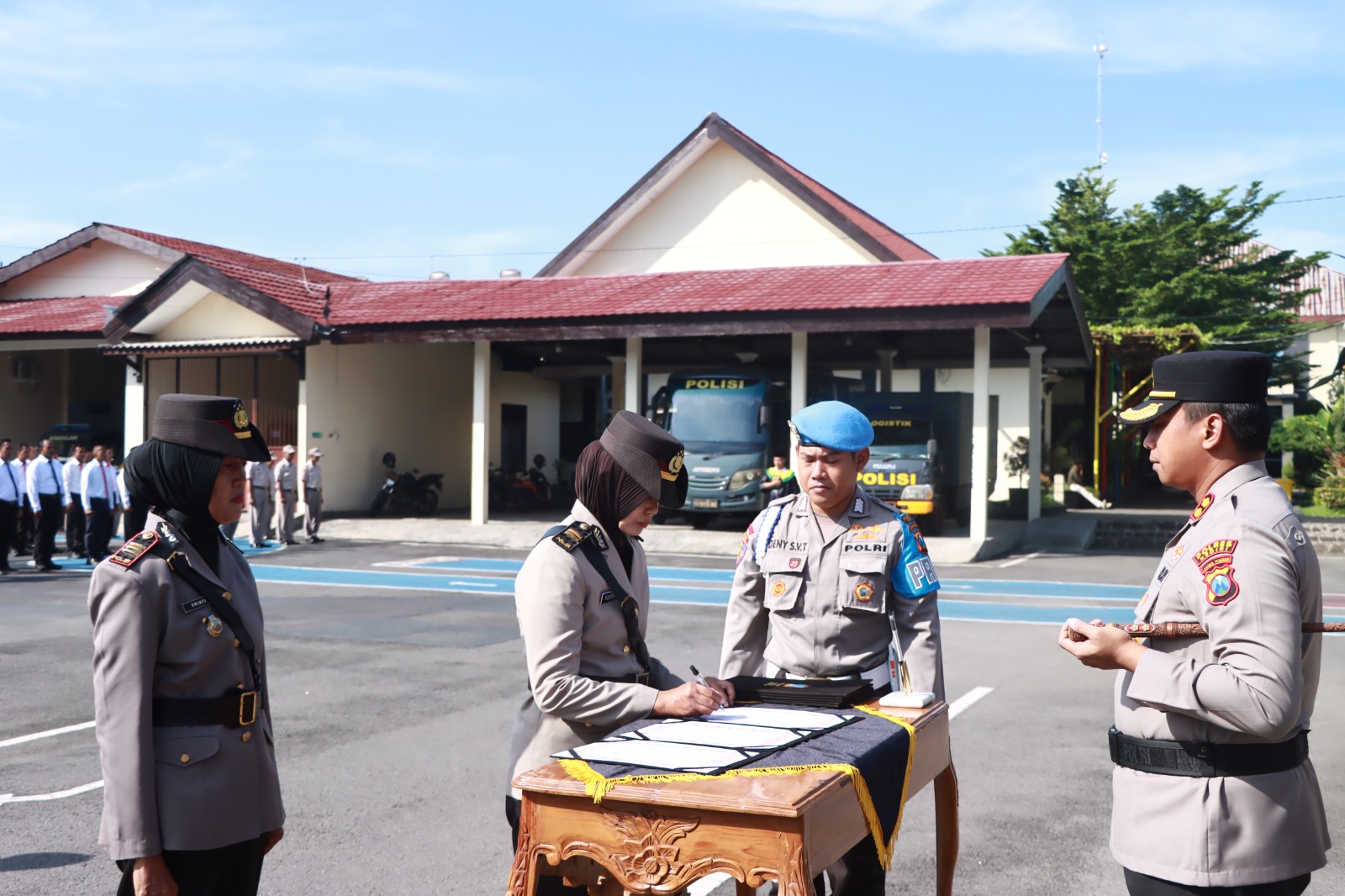 Kapolres Kediri Rotasi Tiga Kapolsek dan Kasihumas, Berikut Daftar Penggantinya