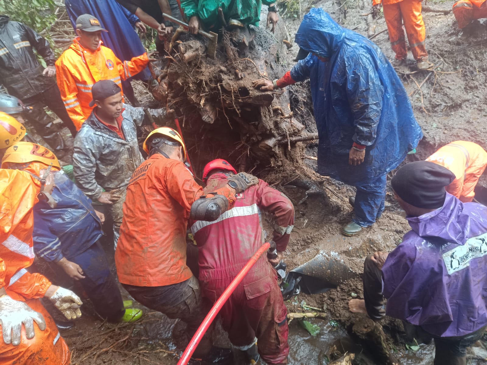 Identitas Korban Longsor Cangar-Pacet Terungkap, Evakuasi Masih Berlanjut