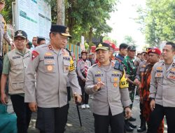 Kapolda Jatim Tinjau Pos Pam di Batu, Pastikan Keamanan Jalur Wisata saat Libur Lebaran