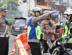 Kapolresta Malang Kota Tinjau Langsung Jalur Arus Balik Lebaran 1446 H