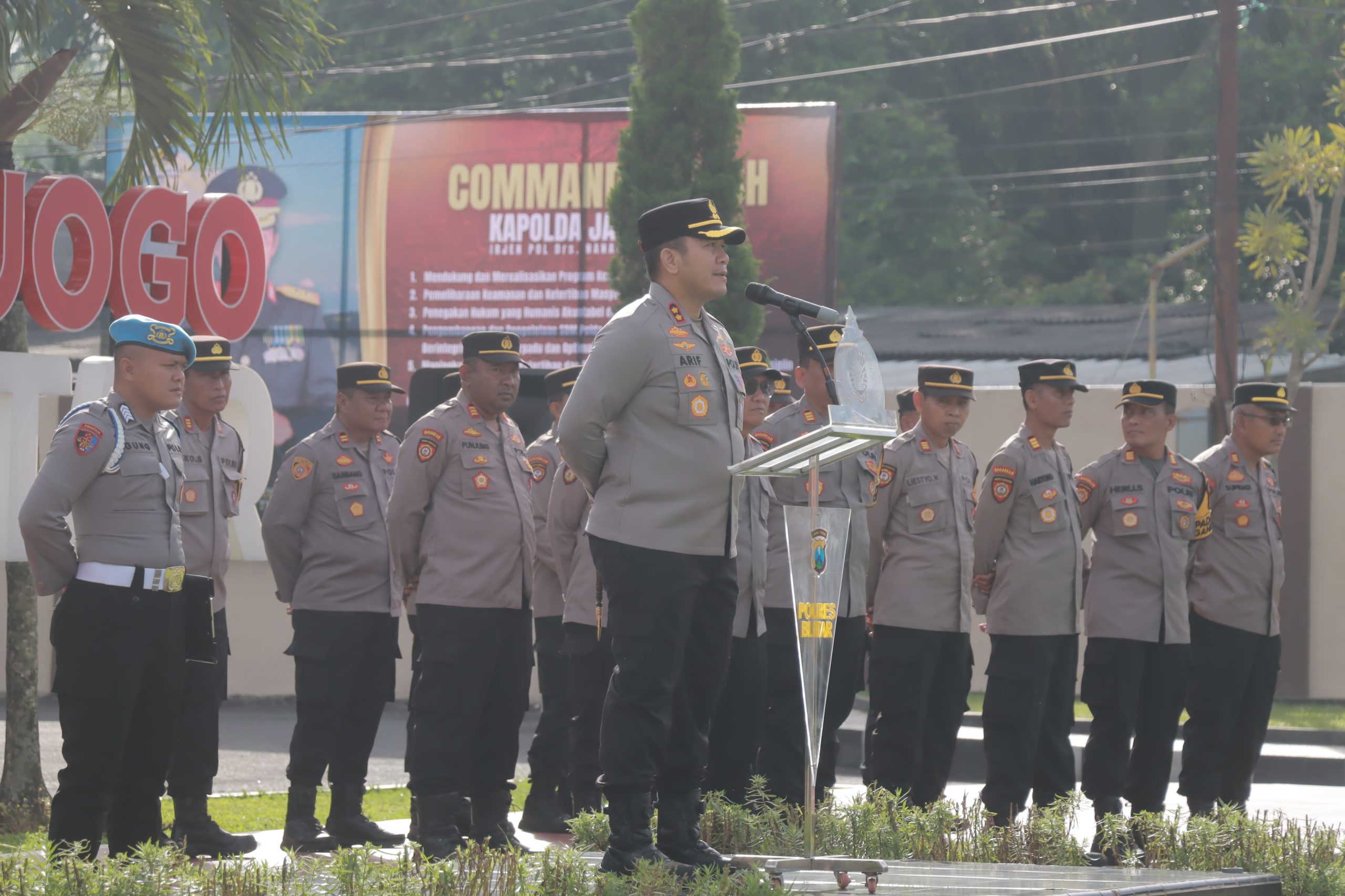 Kapolres Blitar Tegaskan Pentingnya Hadirkan Rasa Aman di Tengah Masyarakat