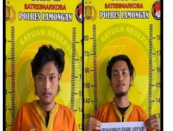 Asyik Nongkrong di Warkop, Dua Pemuda Lamongan Tertangkap Tangan Bawa Sabu