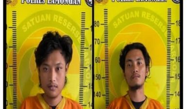 Asyik Nongkrong di Warkop, Dua Pemuda Lamongan Tertangkap Tangan Bawa Sabu