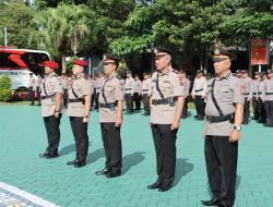 Kapolres Batu Tekankan Amanah dan Integritas dalam Sertijab Kasat Narkoba dan Kapolsek