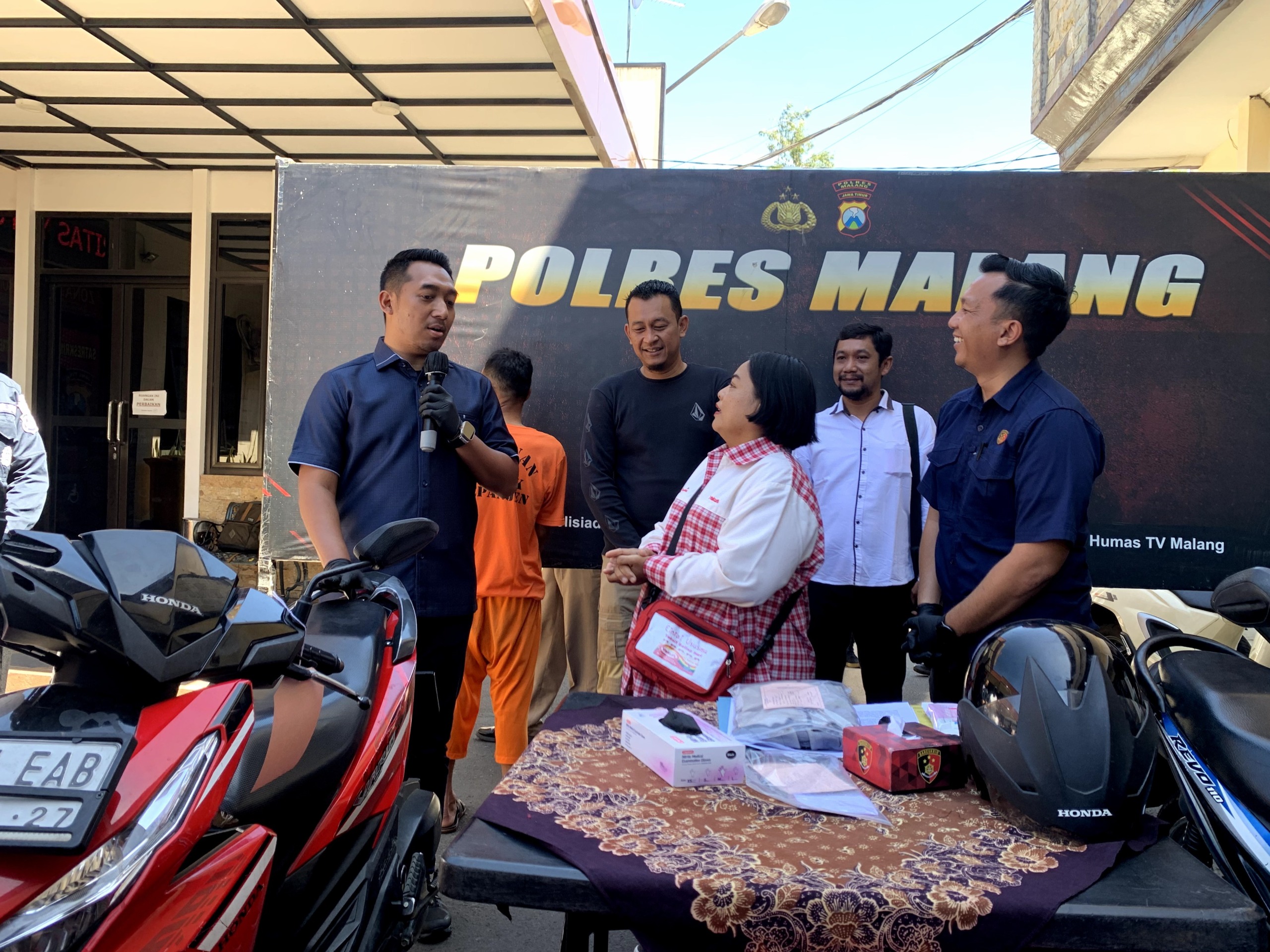 Polisi Tangkap Pelaku Pencurian Motor Kurir Yakult di Malang, Rekaman CCTV Jadi Petunjuk