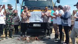 Bupati Dhito Bersama Kapolres Kediri Tanam, Panen, dan Kirim Padi ke Jakarta