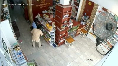 CCTV Ungkap Aksi Sejoli di Lamongan Gasak Minyak Kayu Putih dan Minyak Telon di Apotek