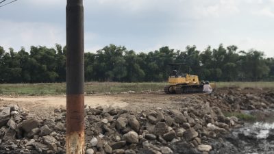 Diduga Gunakan Izin UMKM, Pengurukan Lahan Pabrik Rokok di Nganjuk Disorot