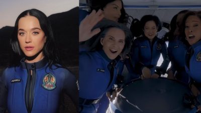Blue Origin Sukses Luncurkan Katy Perry dan Kru Wanita ke Tepi Antariksa