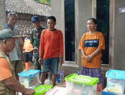 BPBD Kabupaten Kediri Salurkan Bantuan Sembako untuk Korban Longsor di Kalinanas Kalipang Grogol