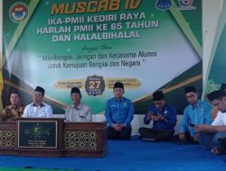 Solidkan Barisan, IKA-PMII Kediri Raya Gelar Muscab IV dan Harlah ke-65 di Graha PMII
