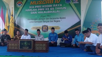 Solidkan Barisan, IKA-PMII Kediri Raya Gelar Muscab IV dan Harlah ke-65 di Graha PMII