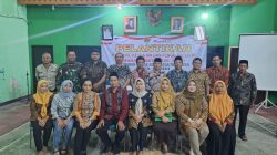 Kelurahan Blabak, Kecamatan Pesantren Kota Kediri Gelar Pelantikan LKK, Keamanan Didukung Koramil 0809/02 Pesantren