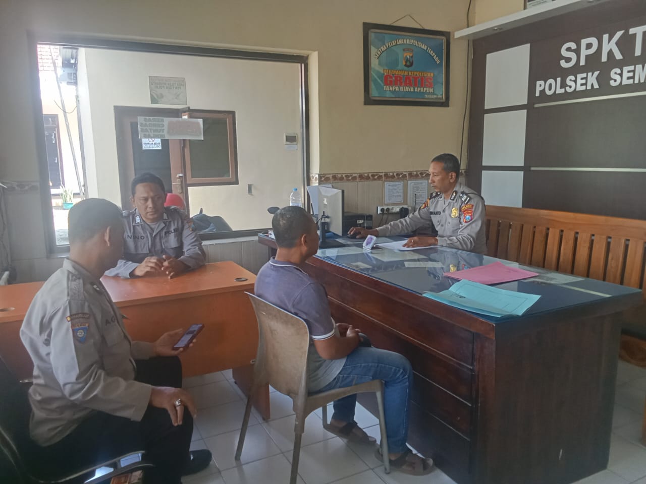 SPKT Polsek Semen Utamakan Pelayanan Prima, Kapolsek Tegaskan Komitmen untuk Warga