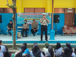 Polres Blitar Sambangi SMPN 3 Garum, Edukasi Bahaya Narkoba dan Kenakalan Remaja
