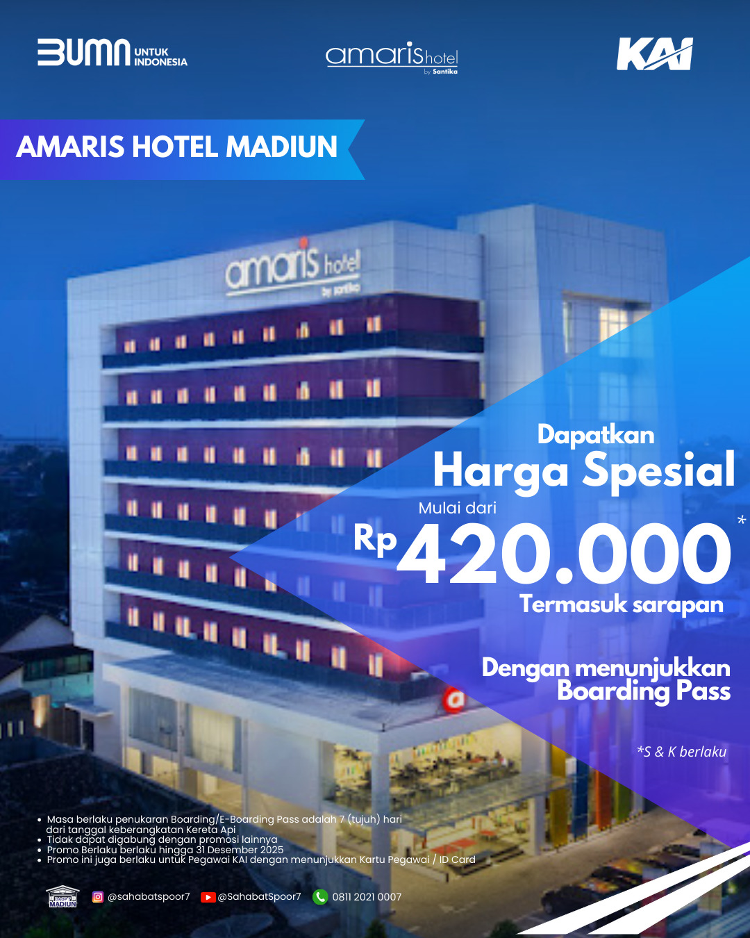 KAI Daop 7 Madiun Hadirkan Program Diskon Menarik Lewat Boarding Pass