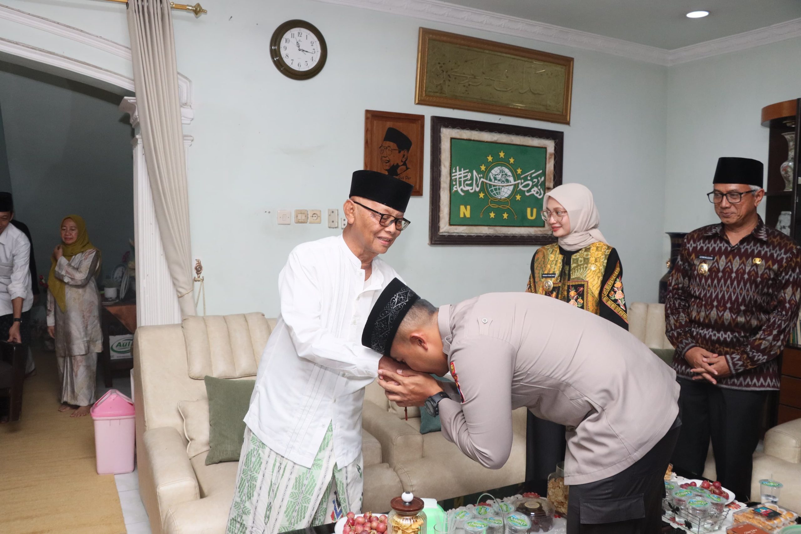 Pascalebaran, Kapolres Kediri Kota dan Forkopimda Jalin Silaturahmi dengan Para Ulama