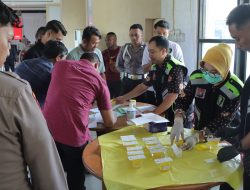 Puluhan Anggota Polres Nganjuk Jalani Tes Urin Mendadak, Semua Negatif Narkoba