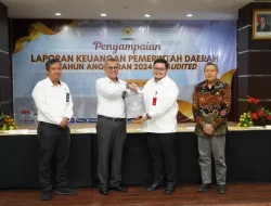 Mas Dhito Serahkan LKPD 2024, Targetkan Raih Opini WTP Kesembilan dari BPK