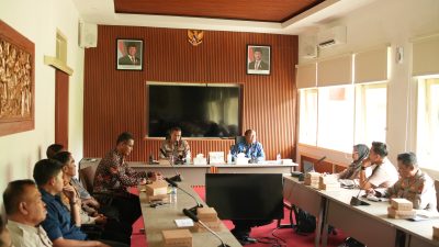 Merespons Isu Tambang Manyaran, Pemkab Kediri Gelar Rakor Terpadu Bersama Polres dan Instansi Terkait