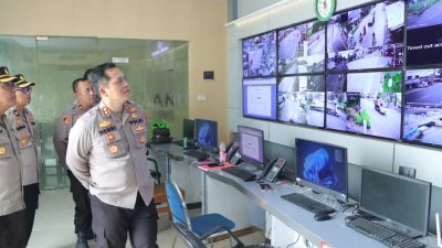Polres Nganjuk Maksimalkan Pantauan CCTV Selama Libur Panjang Jumat Agung