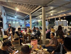 Halal Bihalal di Gili Padi Cafe Meriah, Artis Kediri dan Ketua PWI Hadir