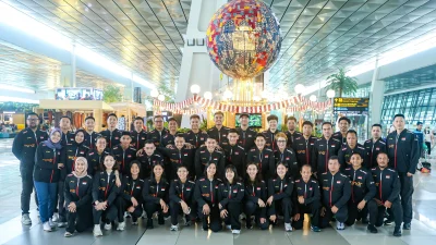 elang Piala Sudirman 2025, Tim Indonesia Bertolak ke Xiamen