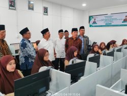 Dirjen Pendis Kemenag RI Tinjau UAN Online di Ponpes Wali Barokah Kediri