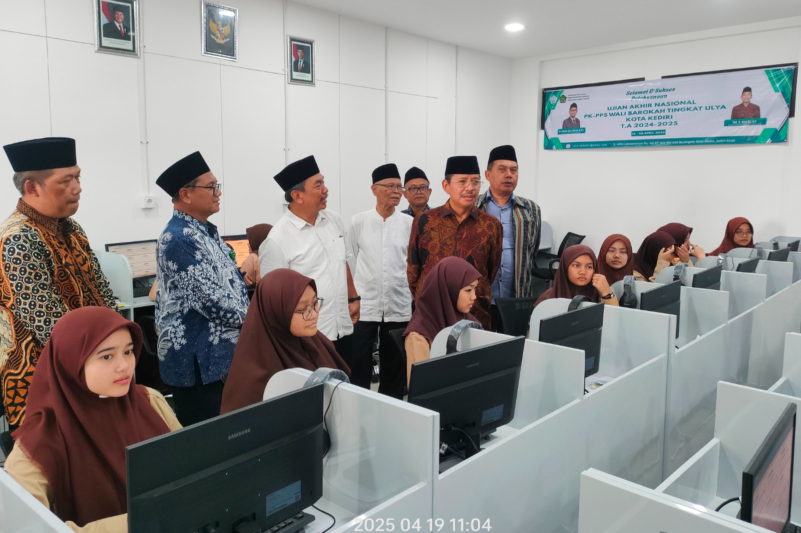Monitoring Evaluasi (Monev) sekaligus memantau pelaksanaan Ujian Akhir Nasional (UAN) PKPPS T.A 2024/2025.