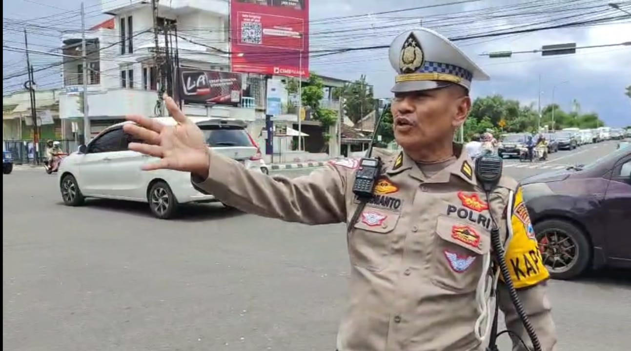 Hari Ketiga Lebaran, Arus Lalu Lintas Kota Kediri Tetap Lancar Meski Didominasi Pemudik