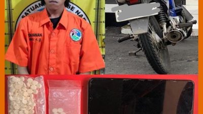 Polres Nganjuk Bongkar Peredaran Pil Dobel L di Warujayeng, Pemasok Utama Masih Diburu