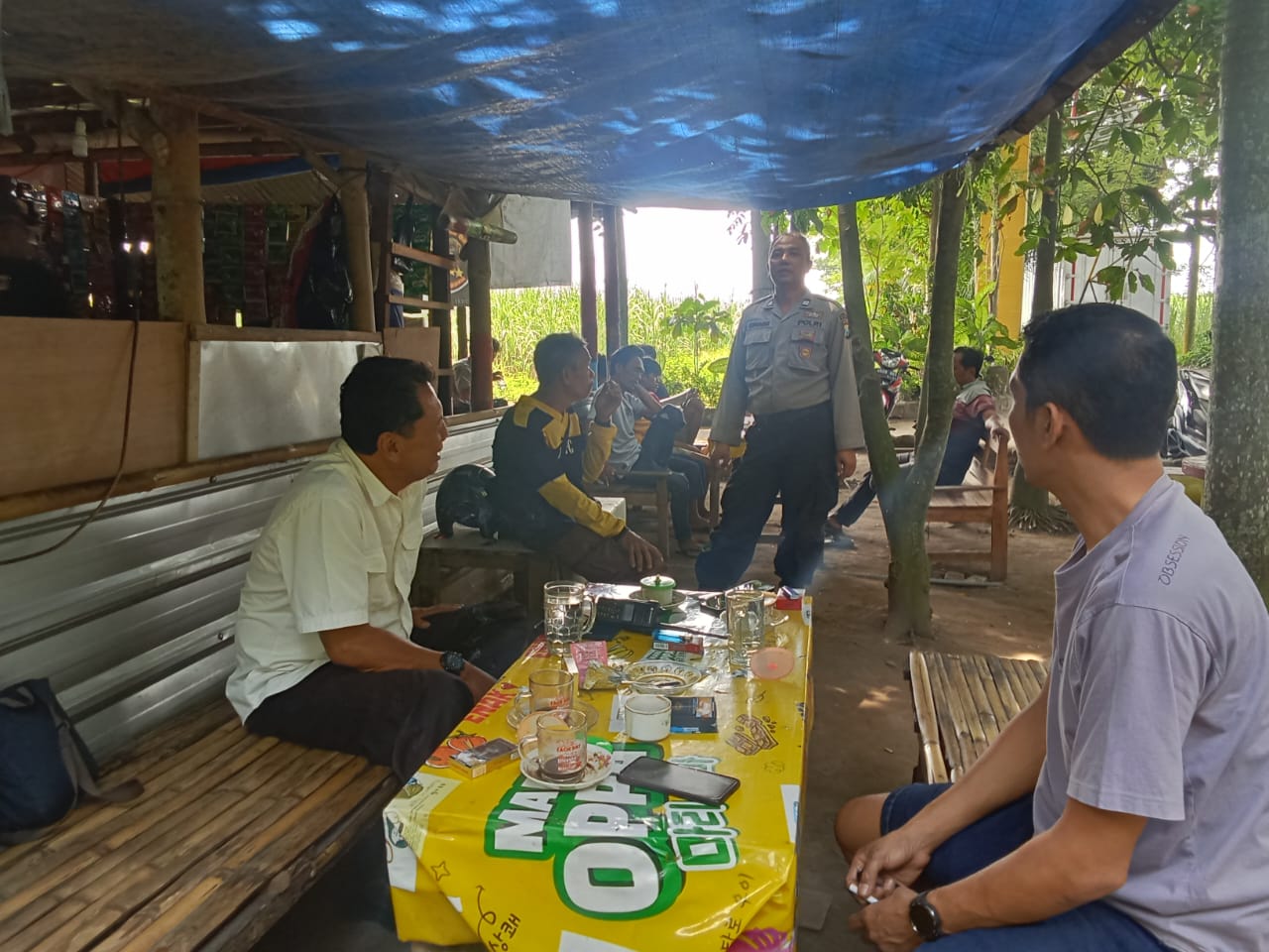 Polsek Pesantren Tingkatkan Patroli Humanis di Area Wisata Sumber Cakarwesi