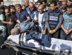 Jumlah Jurnalis Gugur di Gaza Capai 212 Orang, Serangan Israel Dikecam Dunia Pers