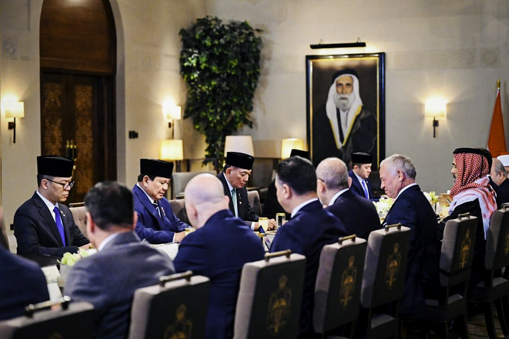 Presiden Prabowo dan Raja Abdullah II Sepakat Perkuat Kemitraan Strategis Indonesia–Yordania