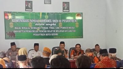 Koramil Pesantren Gelar Komsos dan Halal Bihalal Pererat Sinergi dengan Warga