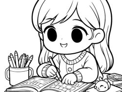 10 Gambar Mewarnai Tema Hari Pendidikan untuk Lomba Anak SD, Simpel Tidak Rumit!