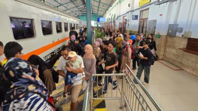 Libur Panjang Kenaikan Isa Almasih, Stasiun Blitar Layani Ribuan Penumpang