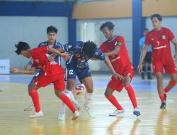 Bungkam Ngawi 7-1, Tim Futsal Putra Lamongan Pastikan Tiket Final Porprov Jatim