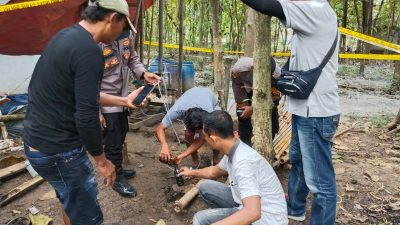 Pengeboran Sumur di Ngimbang Lamongan Diduga Keluarkan Gas Bumi, Warga Dikejutkan Aroma Menyengat
