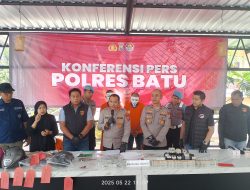 Dua Pencuri Komponen Lampu Jalan di Kota Batu Diciduk, Dua Warga Semarang Dibekuk Polisi