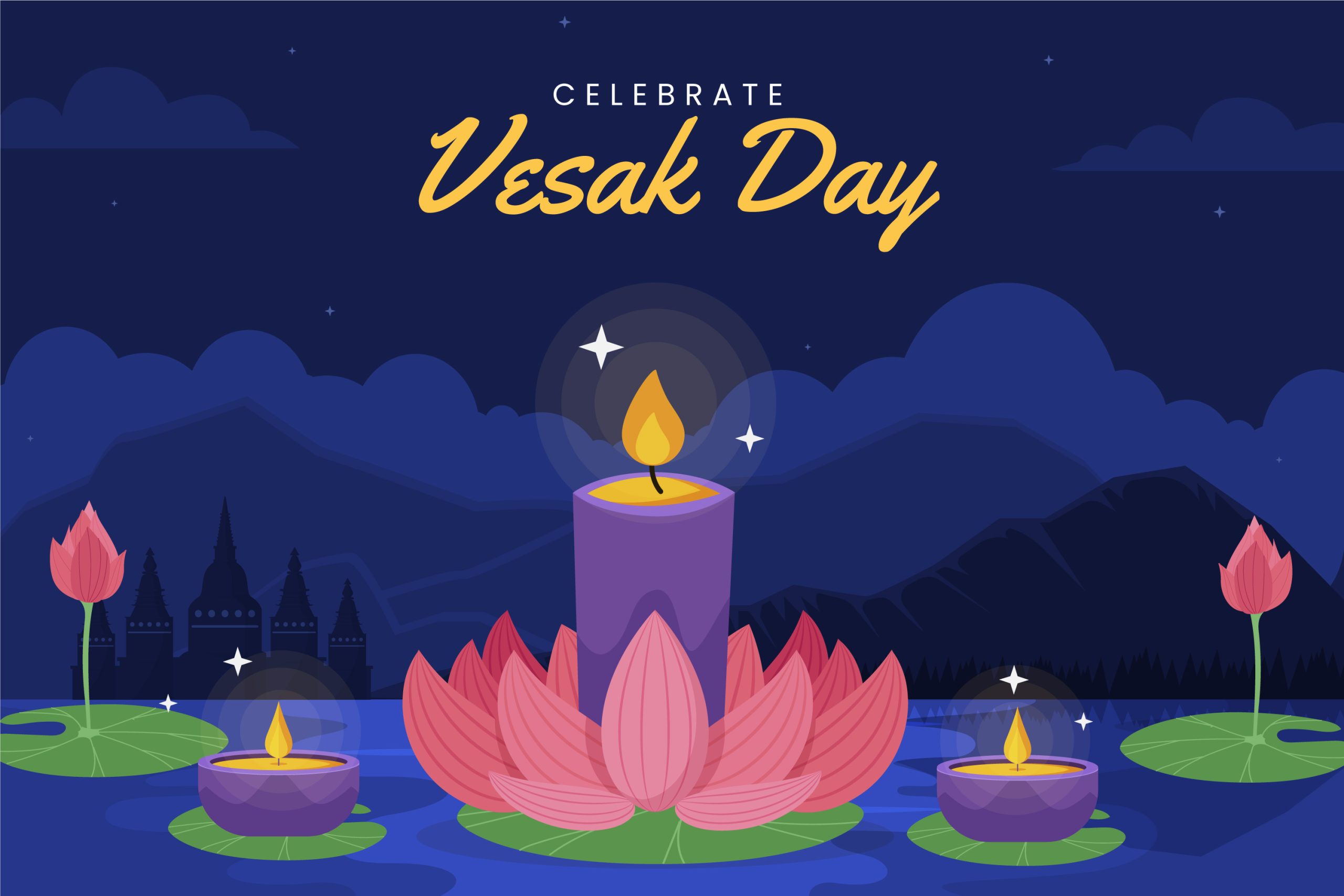 Kumpulan Poster Hari Raya Waisak Unik dan Keren, GRATIS!