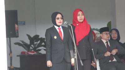 Wabup Kediri Pimpin Upacara Hardiknas dan Hari Otonomi Daerah ke-29