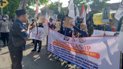 May Day di Jombang, Buruh Gelar Aksi Damai, Kritik Pemerintah yang Sibuk Seremonial