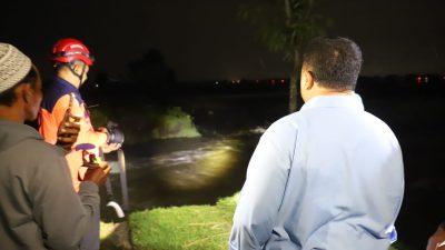 Tanggul Sungai Pilang Hilir Jebol, Pemkab Jombang Turun Tangan