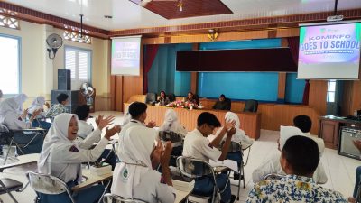 SMAN 3 Jombang Jadi Tuan Rumah Program Kominfo untuk Literasi Digital Pelajar
