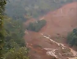 Longsor di Kepel Ngetos Makin Meluas, Aliran Sungai Sempat Tersumbat