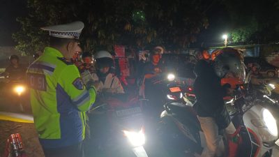 Pelanggaran Lalu Lintas di Kota Kediri Meningkat, Pengguna Knalpot Brong Disanksi Tegas